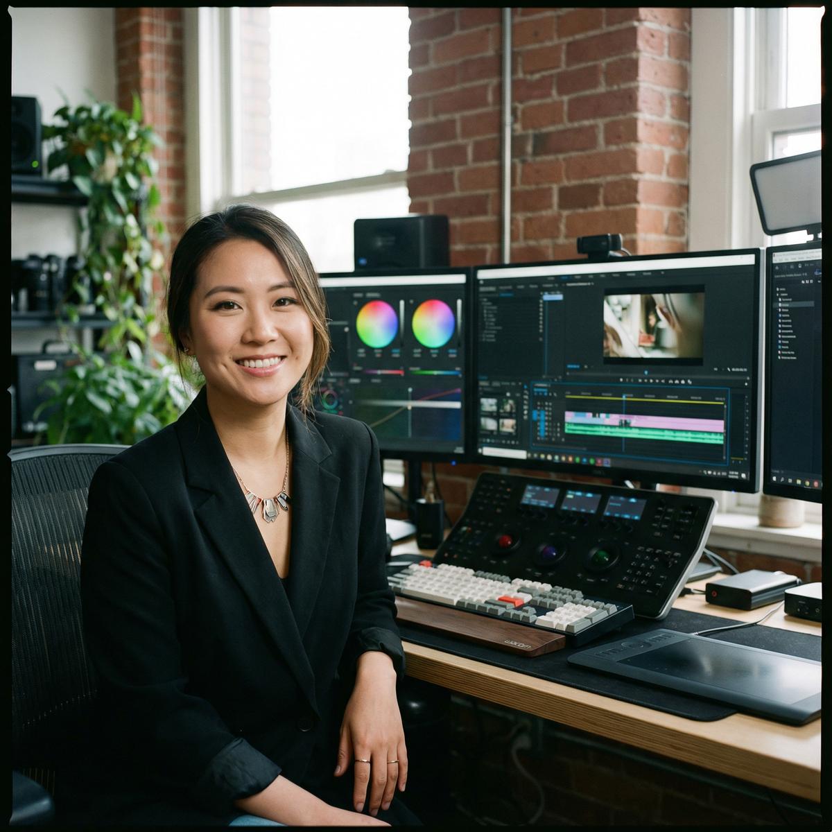 黄色仓库剪辑师李婷