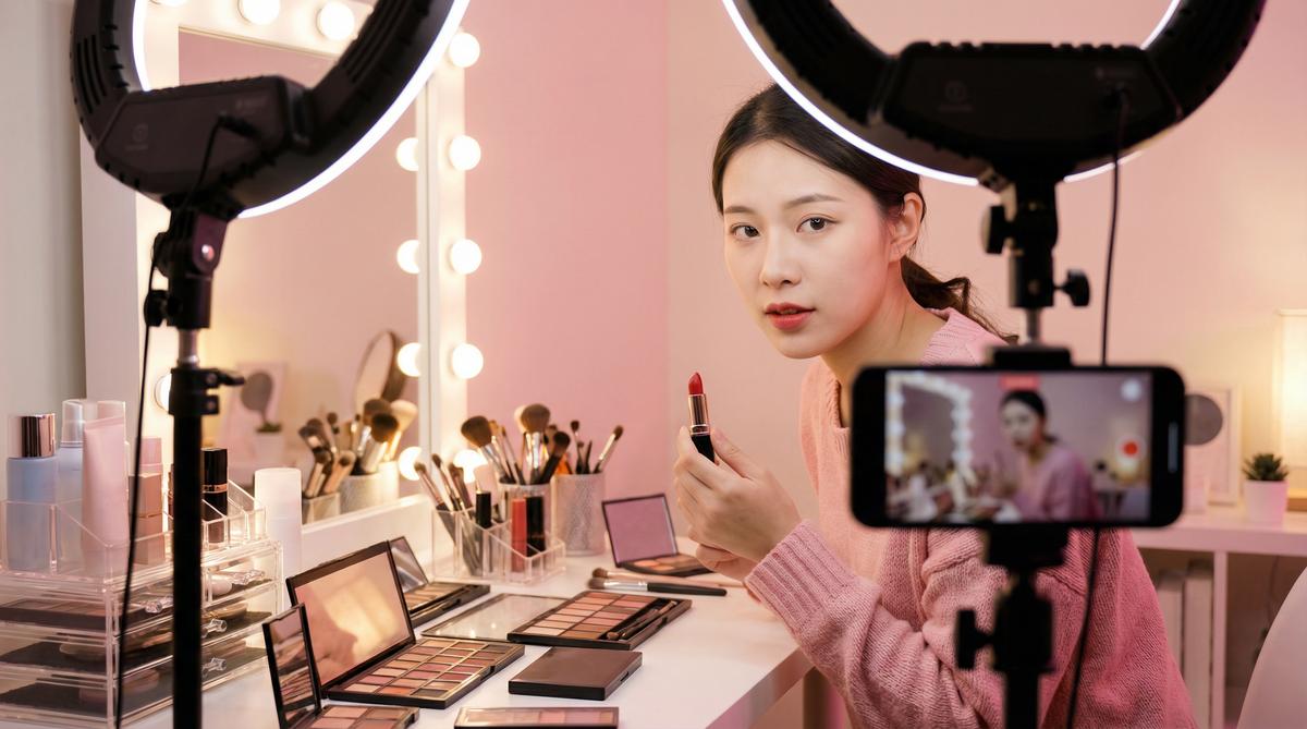 黄色仓库美妆视频教程